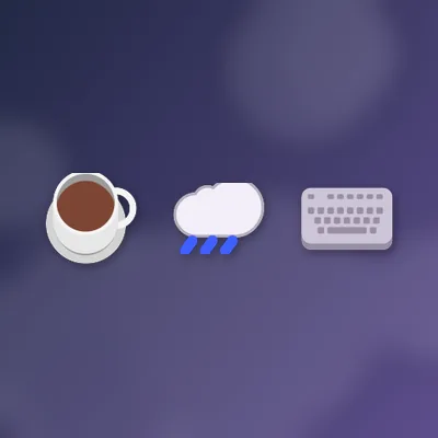Café bajo la lluvia